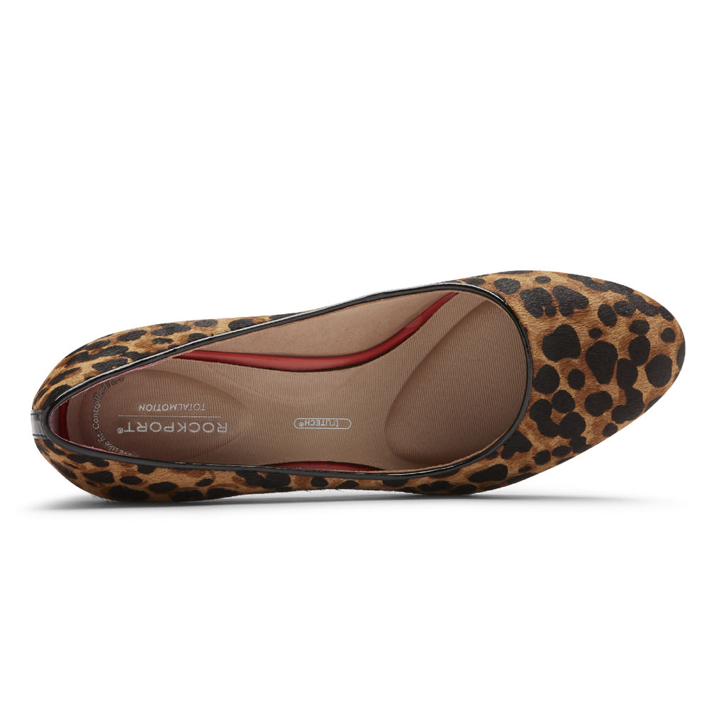 Zapatos De Tacones Rockport Mujer Mexico - Total Motion Arabella Leopardo - LONFZ0138